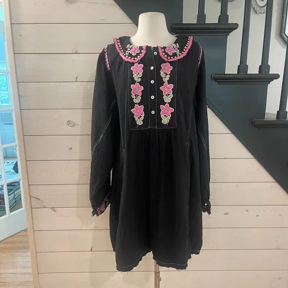 050 Free People More to Come Mini Dress NWOT Size XS - Picture 3 of 12